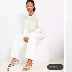 Loft Side Tie Sweater Size Small